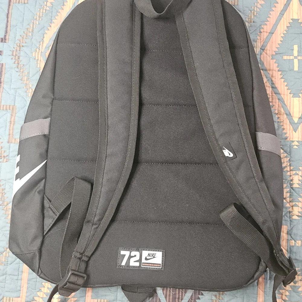 Nike Black Backpack‎ with White Logo. NWOT